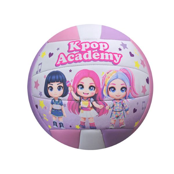 (Mis 5) PALLONE Volley KPOP ACADEMY (Bianco-Rosa-Viola)…x50